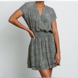 Rails Karla Olive Spotted Dress. Size S